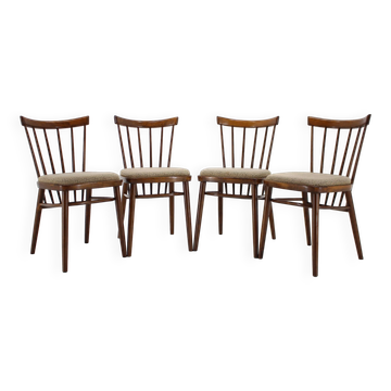 1960s Set of 4 Dining Chairs by Tatra, Czechoslovakia