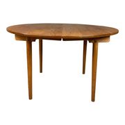 Hans J. Wegner round PP70 extendable dining table for Andreas Tuck, Denmark 1970