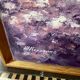 Animated landscape painting oil on canvas signed