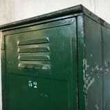 Ancien vestiaire industriel métallique Gantois à 1 porte 1930