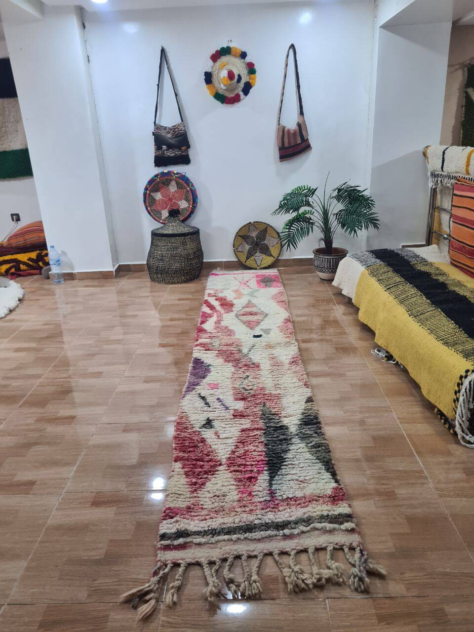 Handmade Berber hallway rug