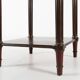 French 19th century Empire nightstand in wood with marble top