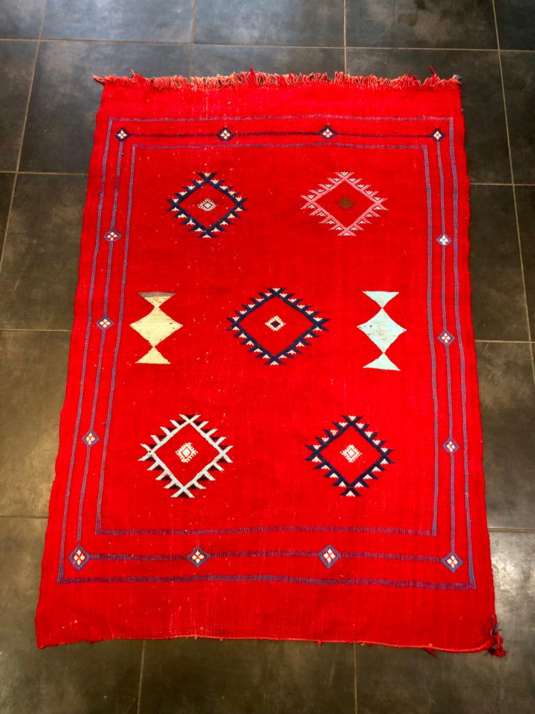 Moroccan kilim carpet