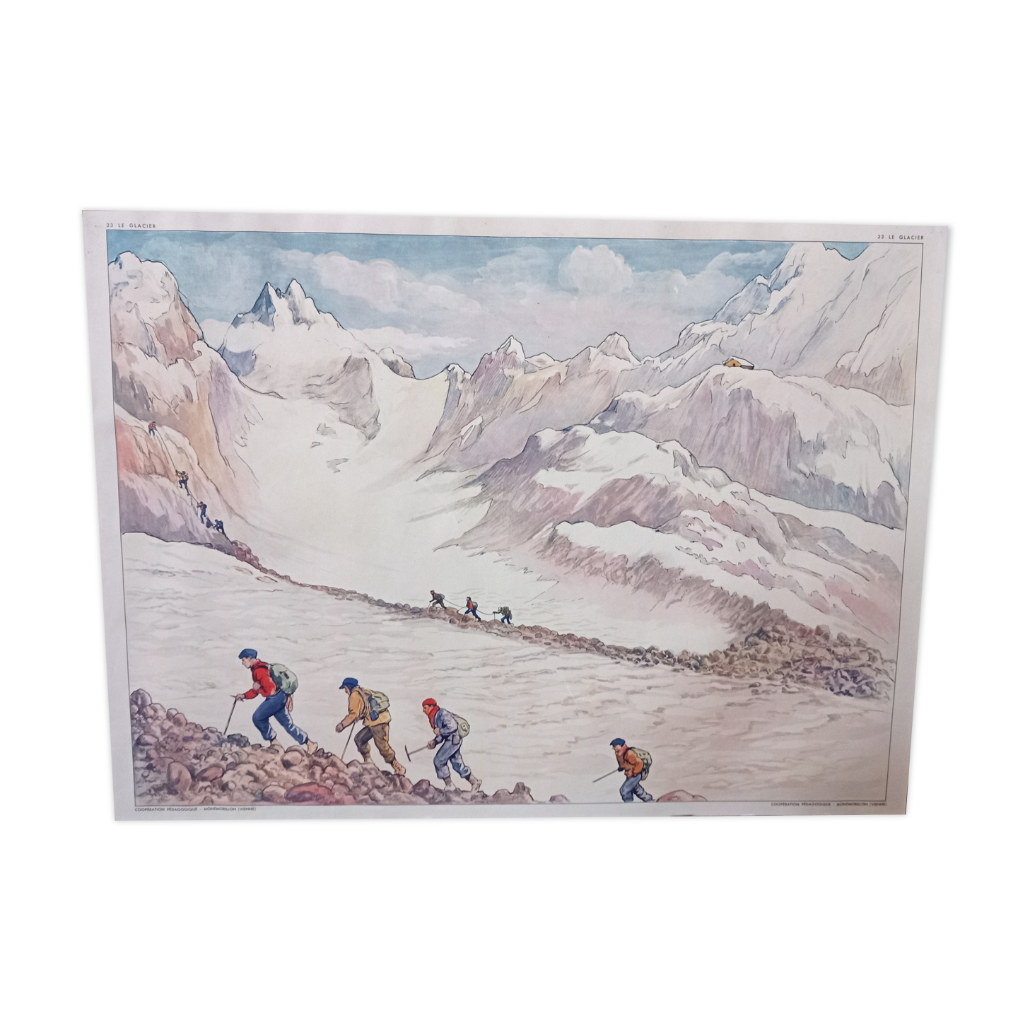 School poster 23 the glacier 24 the worn mountain