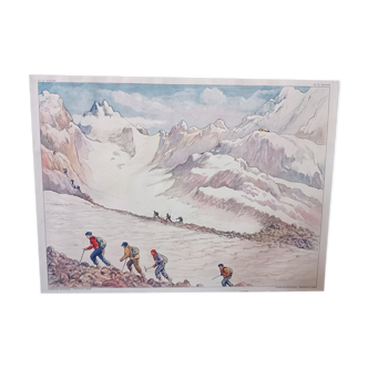 School poster 23 the glacier 24 the worn mountain