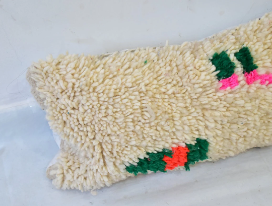 Colorful Moroccan carpet pillow 53x26cm