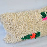 Colorful Moroccan carpet pillow 53x26cm