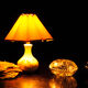 Danish porcelain lamp