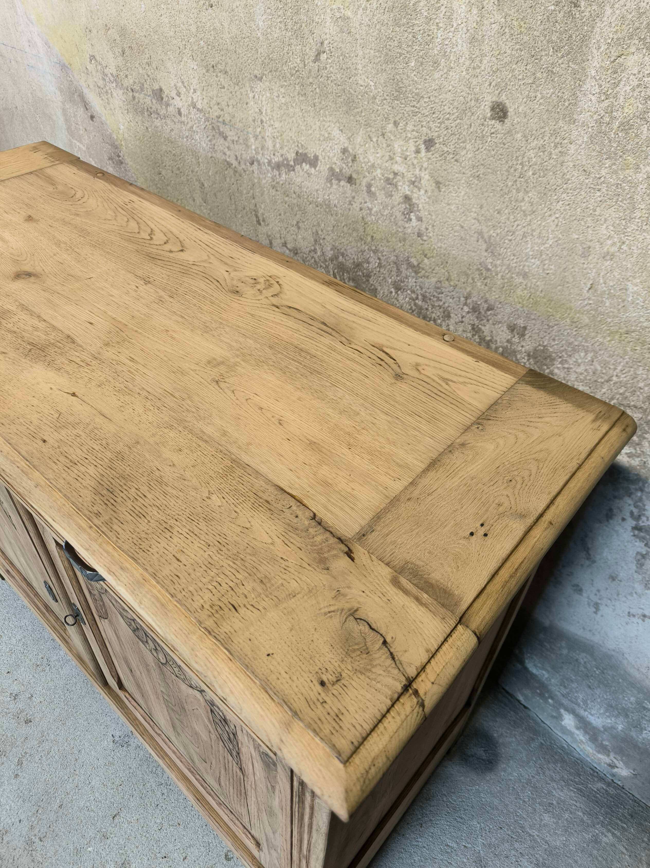 Vintage Art Deco wooden Parisian buffet.