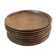 Set of 9 sandstone plates