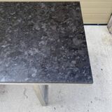Dining table marble stainless steel feet