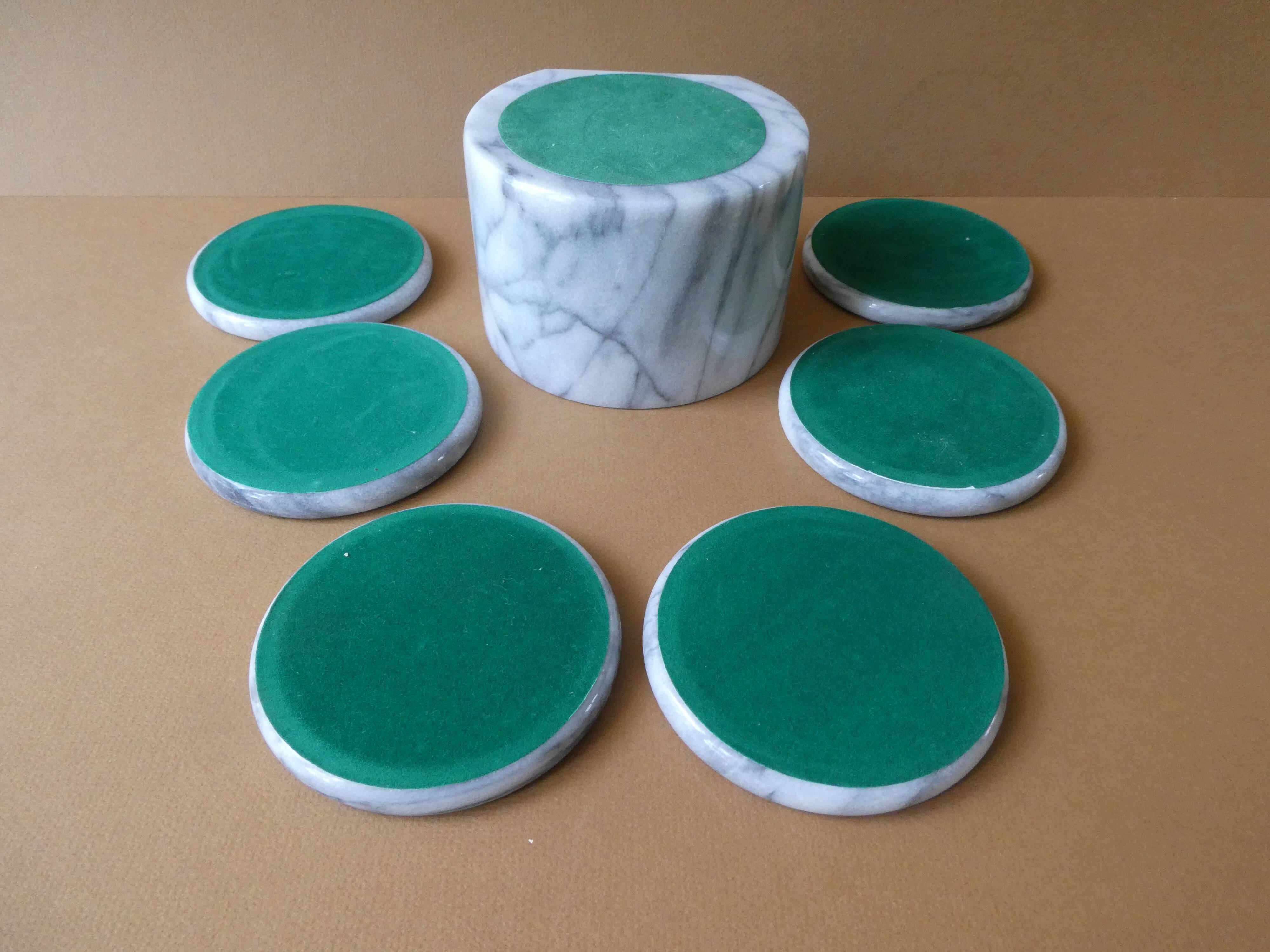 6 marble under glass from the 80s