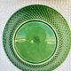 Large woven border salad bowl "Rabbit Green" Bordallo Pinheiro Po