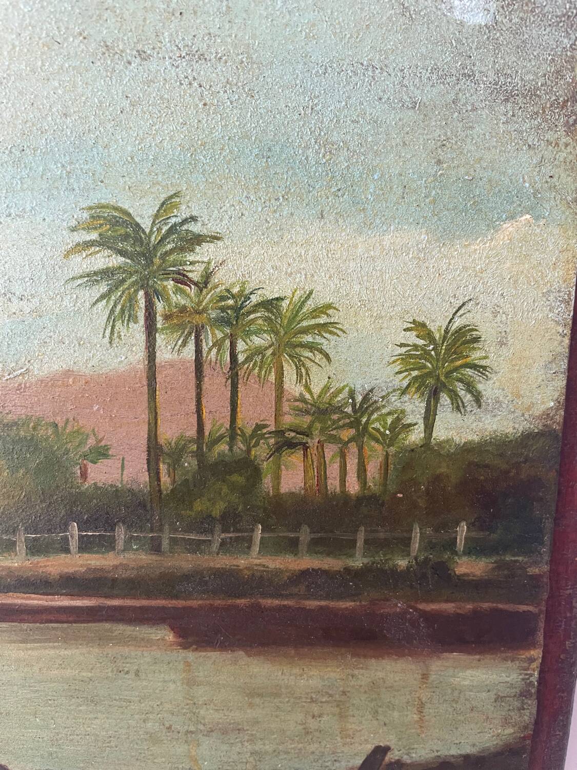 Oil painting on wood 1927