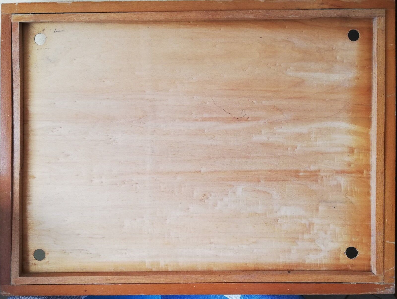 Wooden frame for old Rossignol school posters