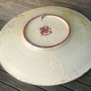 Grand plat/coupe à fruit  en céramique vernissée signé au dos " Puigdemont " années 60/70
