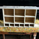 Vintage solid wood shelf