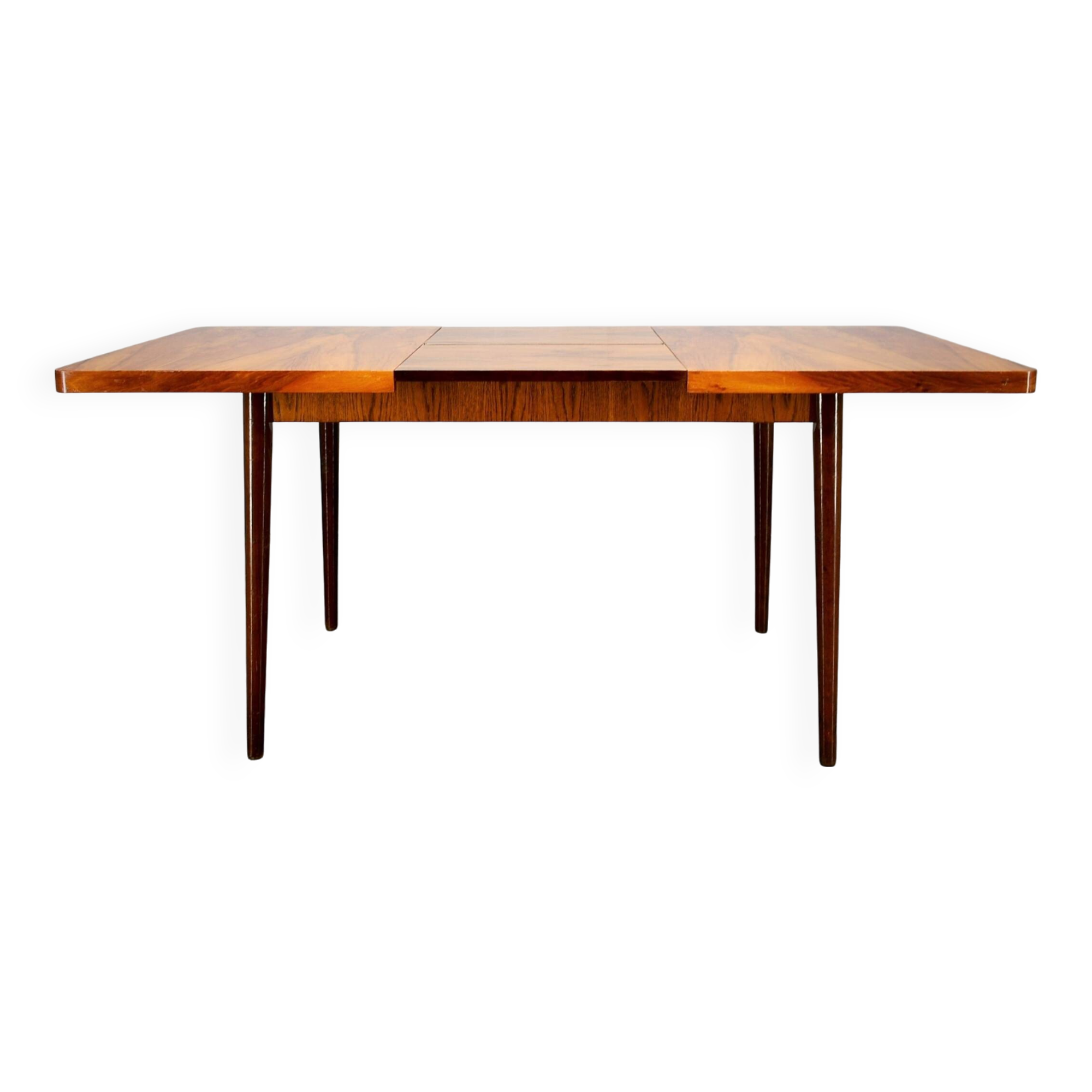 1960s Antonin Šuman Extendable Dining Table in Walnut, Czechoslovakia