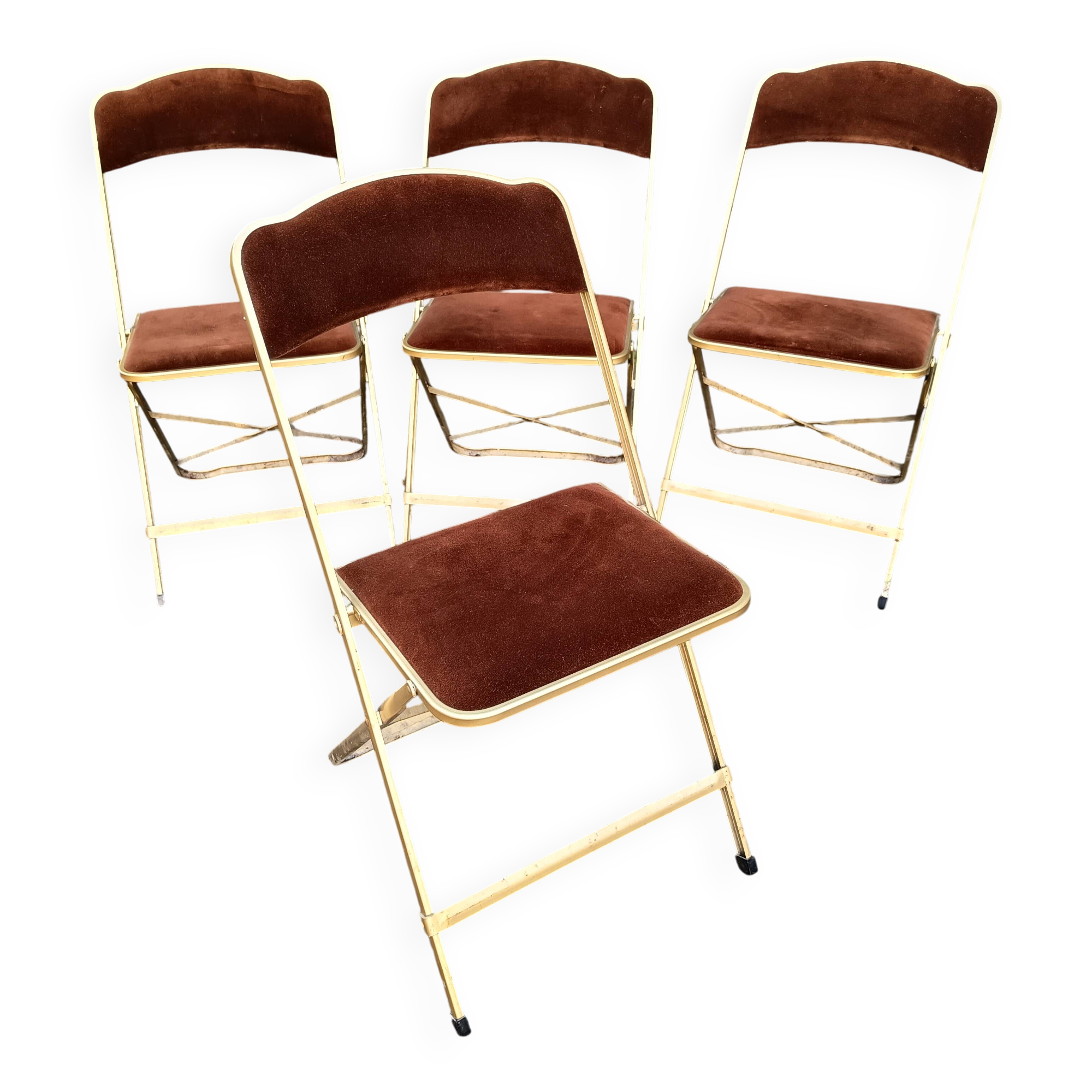 4 folding chairs, Chaisor, 1970