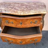 Curved chest of drawers louis XV