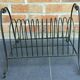 Vintage wrought iron magazine holder