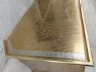 desk design RODOLFO DUBARRY covered brass decor desk brass