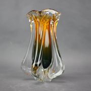 Bohemian art glass vase by Josef Hospodka for Chřibská Glassworks, 1960s