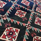 Tapis d'Orient Kurde Akstafa ancien 300x150 cm vers 1930