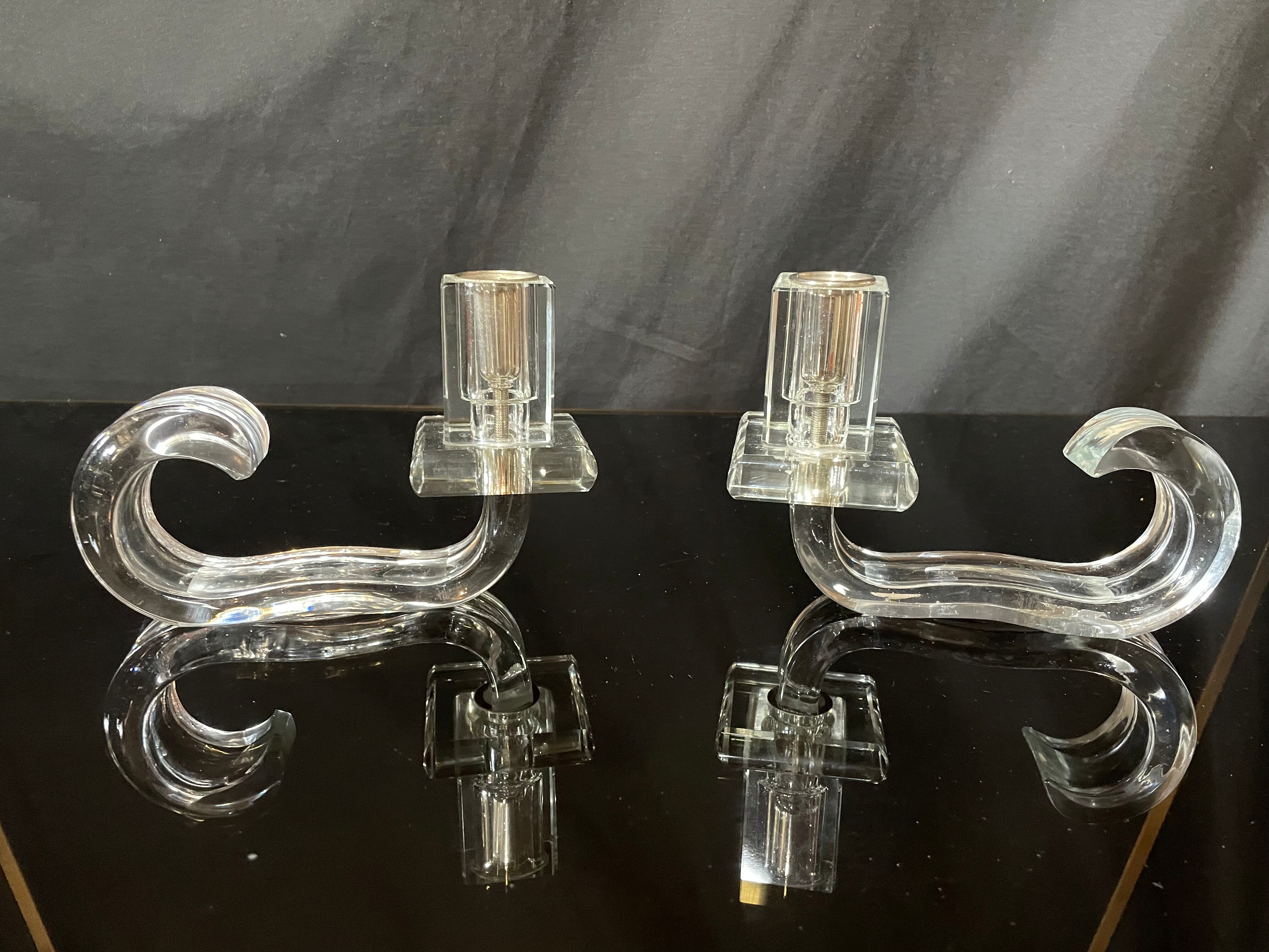 Pair of candle holders year 1970