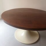 Tulip solid wood coffee table, 1970