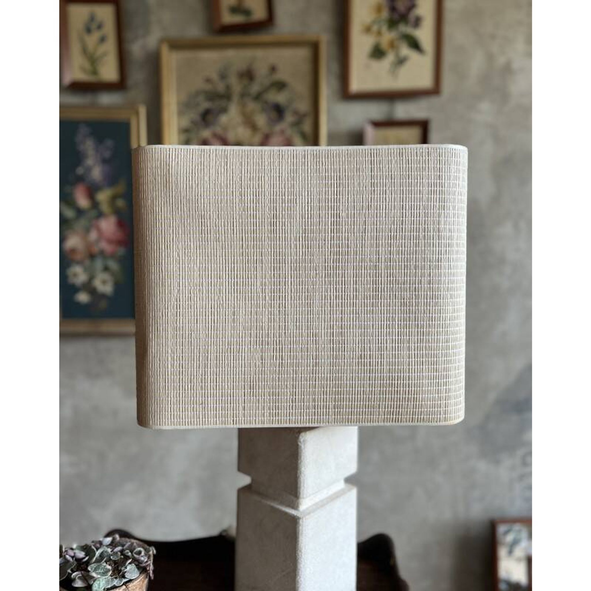 Lampe en pierre