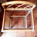 Rattan bedside