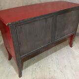 Regency style red dresser