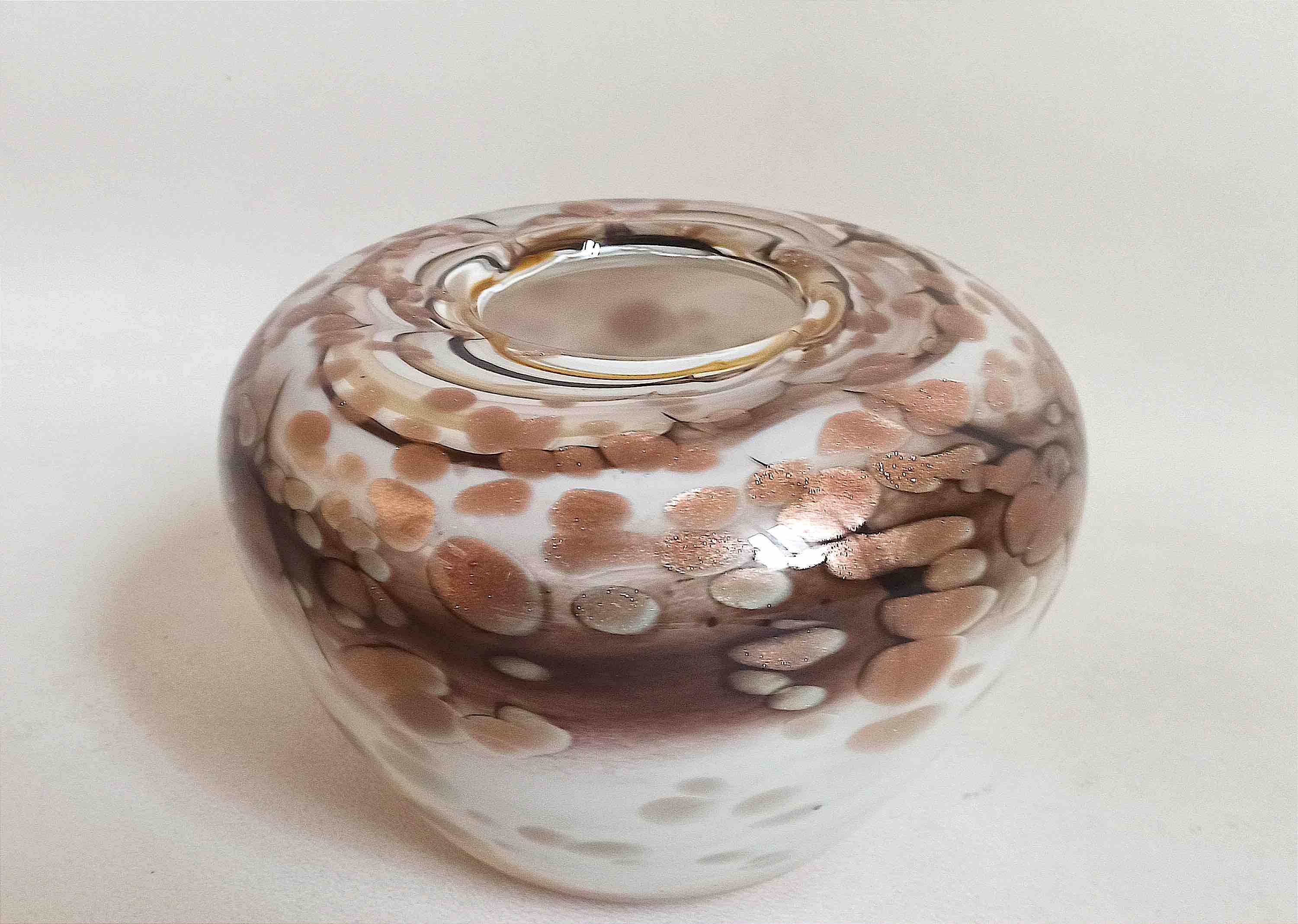 Speckled Murano vase Width 22 cm