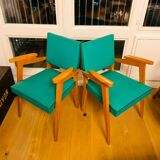 Fauteuil Vert Compas 70s