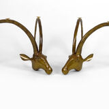 Coffee table with mouflons by Alain Chervet, circa 1970