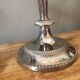 Silver metal candle holders that can be paired.