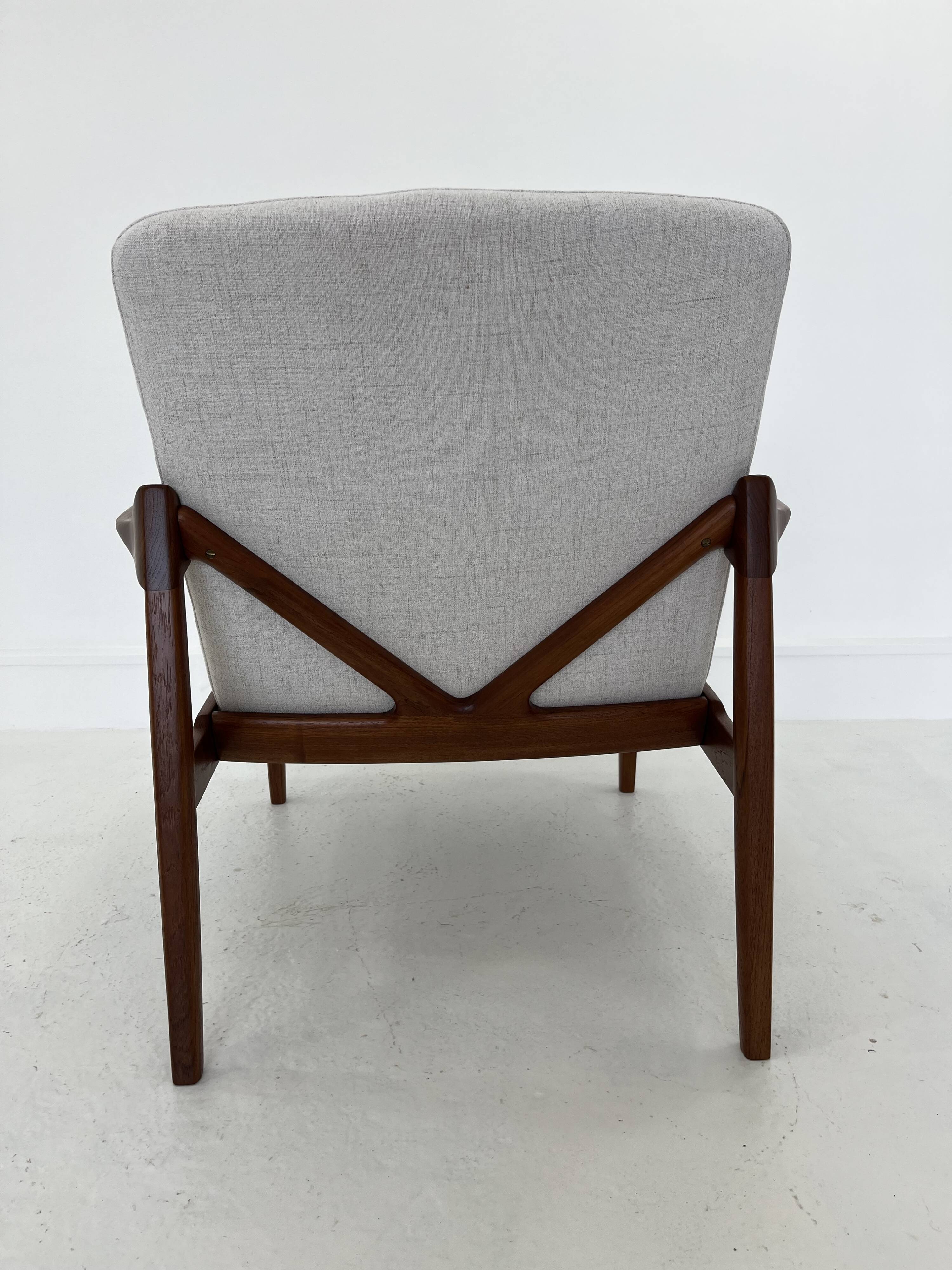 Fauteuil Fd125 par Tove & Edvard Kindt-Larsen pour France & Son, 1960