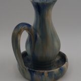 Candle holder flamed sandstone Dubois vintage