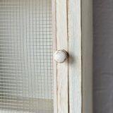 Armoire murale vintage avec verre, 1970'