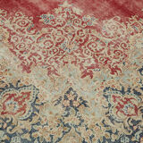 Hand-knotted persian antique 1970s 298 cm x 385 cm beige wool carpet