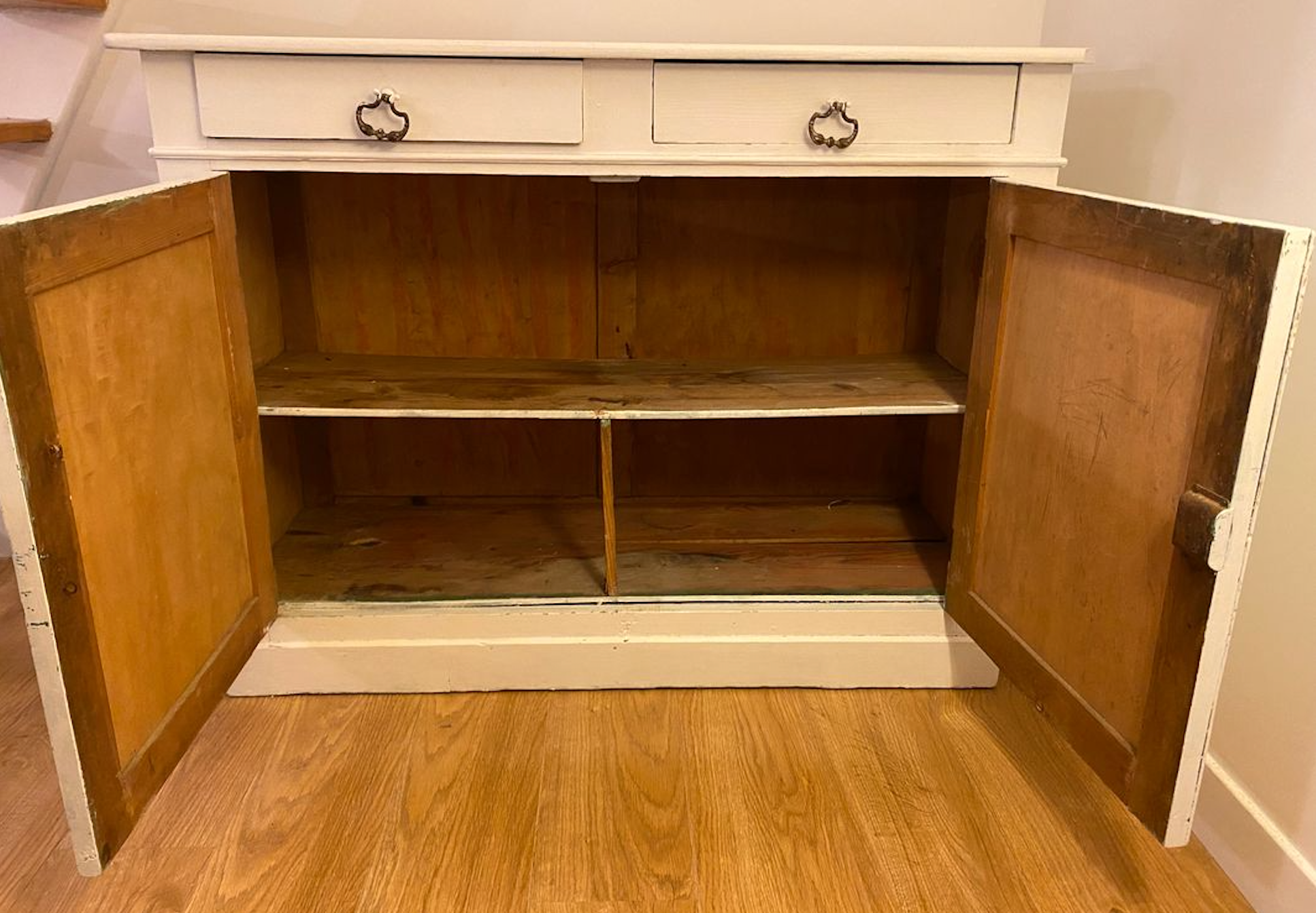 Old white Parisian buffet