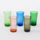 Set of coloured glasses, Finnish design, 1950s, designer: Tapio Wirkkala
