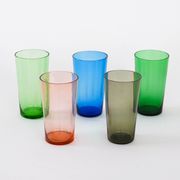 Set of coloured glasses, Finnish design, 1950s, designer: Tapio Wirkkala