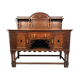 English Renaissance style oak cabinet