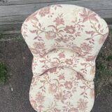 Armchair and pouf in Napoleon III style, Jean Roche