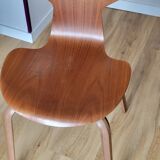 Chaise Arne Jacobsen Grand Prix en noyer Republic of fritz hansen