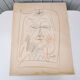 Drawing Gilbert Giuliani dit Gianangelli vintage