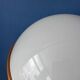 Vintage white wooden Steinhauer suspension, pendant lamp in plexiglass.