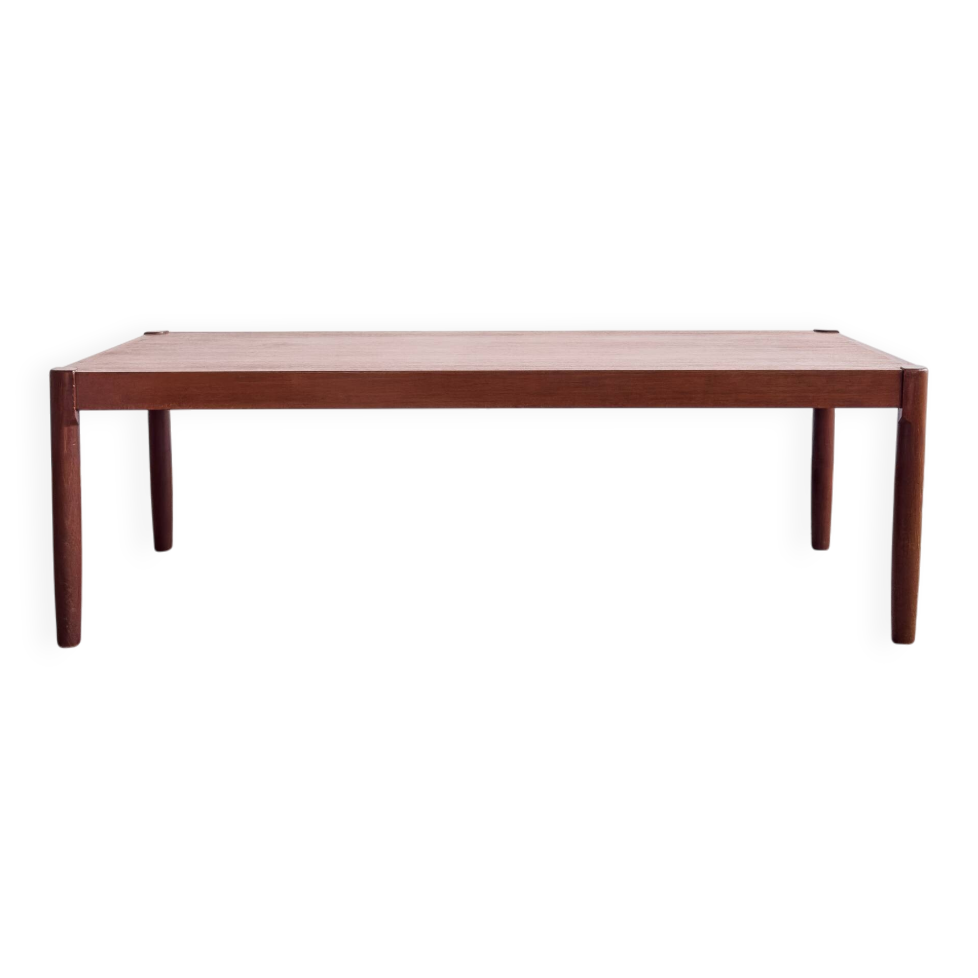 Grande table basse en teck danoise, design années 60